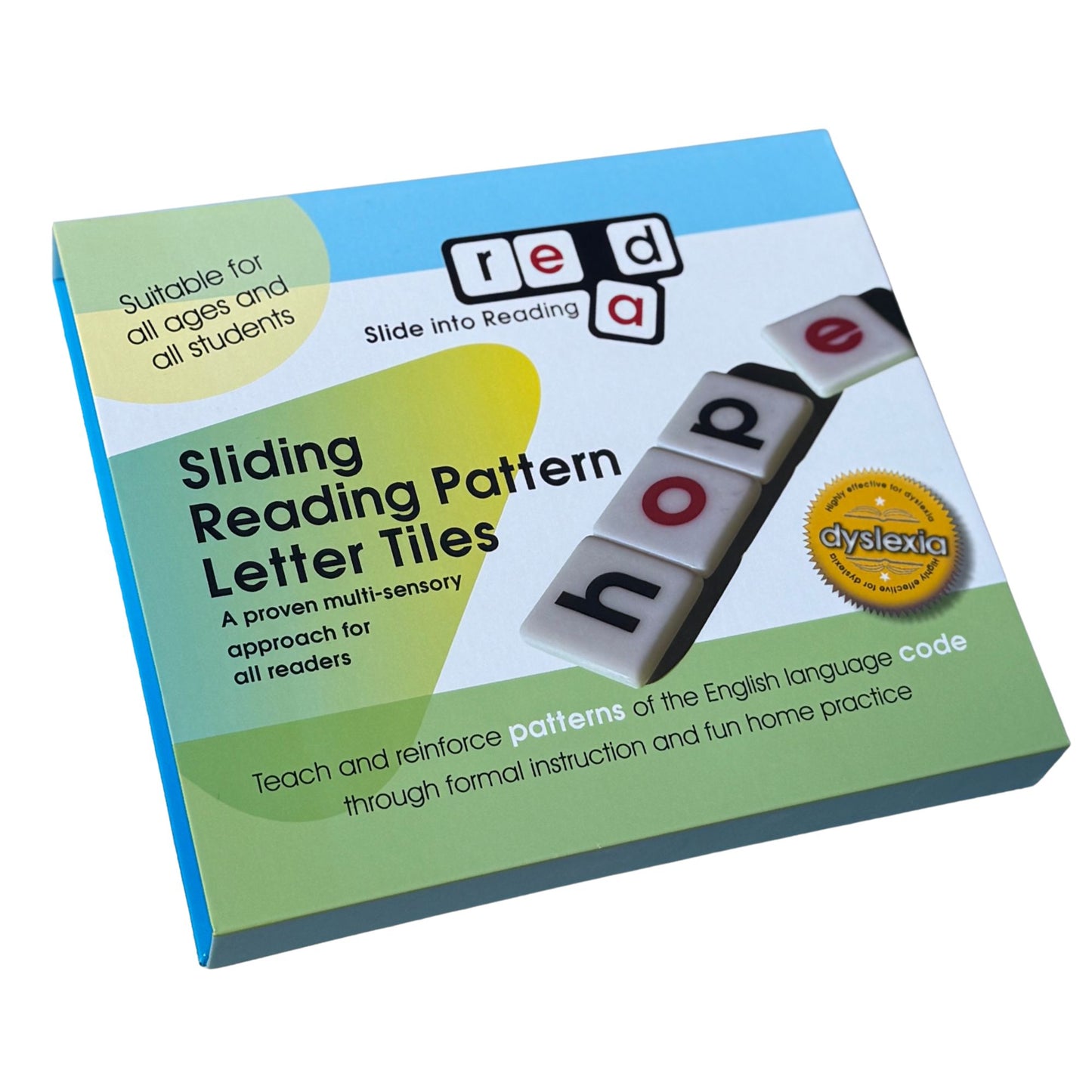 Sliding Reading Pattern Letter Tiles